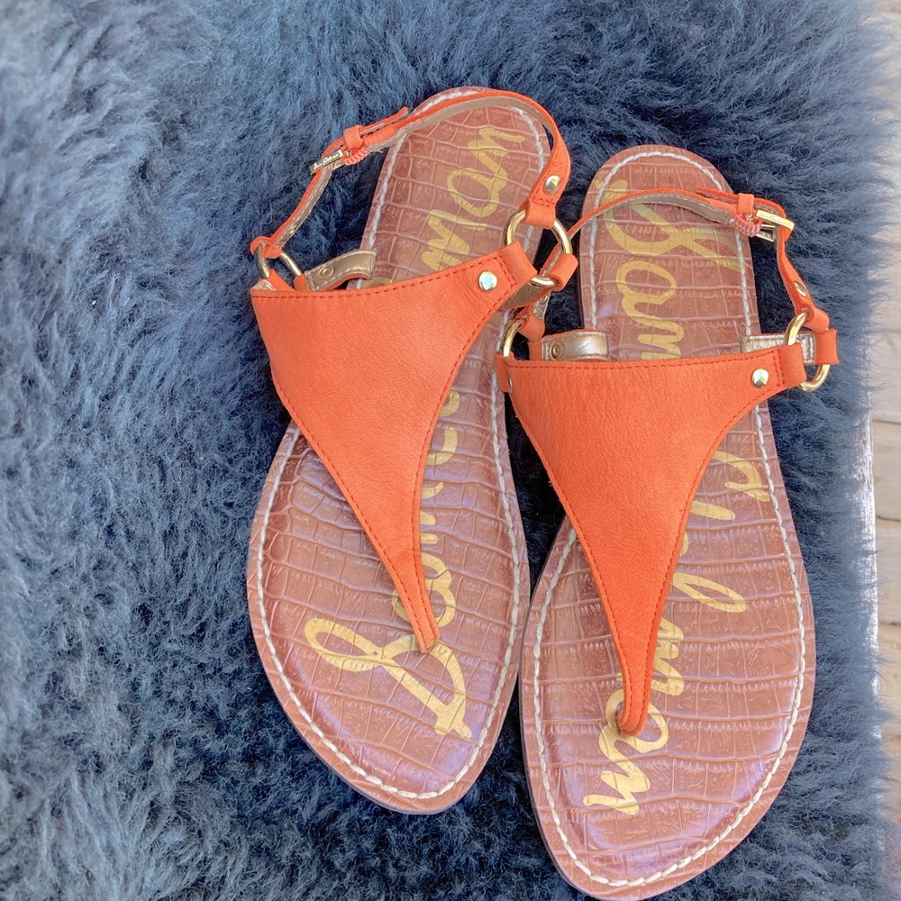 Sam Edelman Orange Sandals